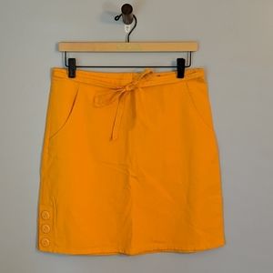 Tulle l NWT 90s Mustard Yellow A-Line Skirt